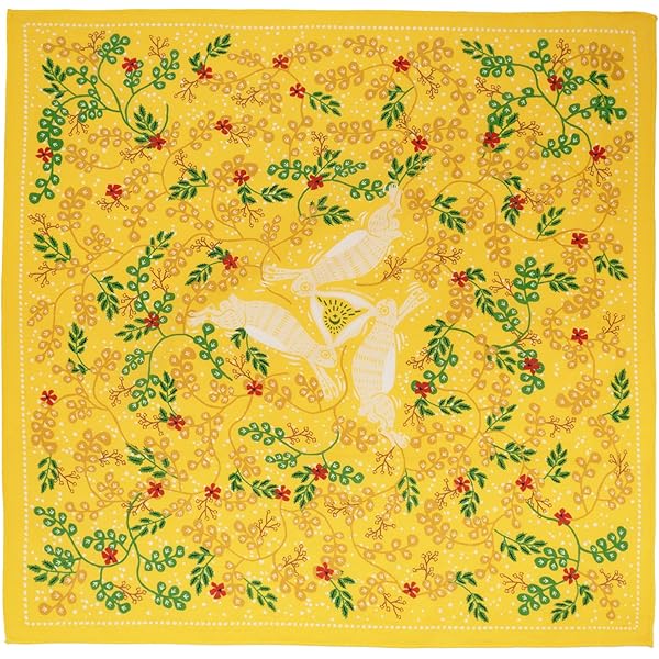 Amazon | WHTE MOSS クラシックスリーノウサギバンダナ100%コットン